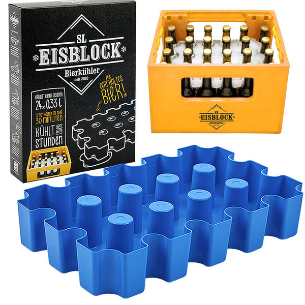 Bier Set - 2er Taste Hero mit SL Eisblock für 0,33l Flaschen